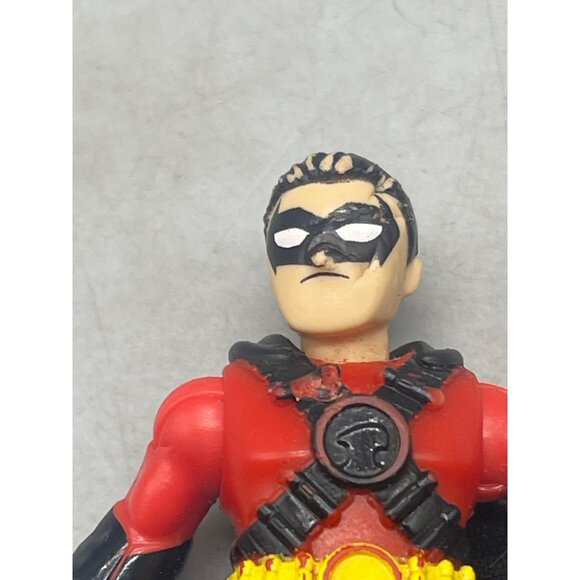 Fisher-Price Imaginext DC Super Friends Red Robin action figure Symbol Cape READ - Picture 2 of 8